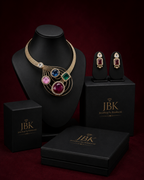 Multicolour Hasali Statement Necklace Set